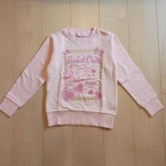 新品 長袖トレーナー ピンク 140cmのサムネイル