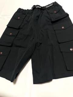 KAPITAL ブラック カーゴショートパンツ 新品Kapital ブラックカーゴショートパンツ size 4 - メルカリ