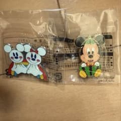 ミッキーマウス ピンバッジ 2個セット - メルカリ