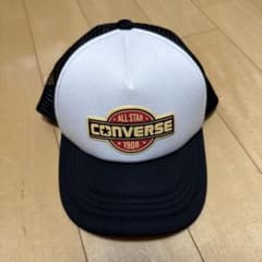 CONVERSE メッシュキャップ ホワイト/ブラックのサムネイル
