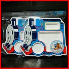 新品未使用 きかんしゃトーマス ランチプレート2枚セット 日本製のサムネイル