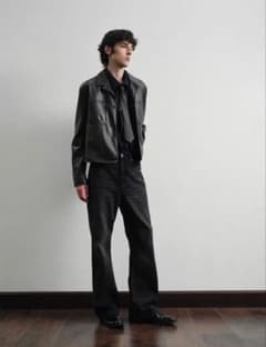 【最終値下げ！】slight vogue レザージャケット ブラック 3サイズのサムネイル