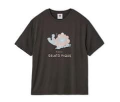 GELATO PIQUE 半袖Tシャツ チャコールグレーのサムネイル