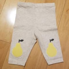 【未使用】レギンス　パンツ　洋梨　70サイズのサムネイル