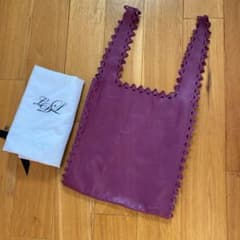 ラドロー LUDLOW ジグザグショッピングバッグ トートバッグスカラップレザーのサムネイル
