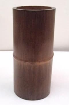 竹筒 花器 華道 生け花 竹製 寸胴 花入 フラワーベース 竹工芸 茶道具