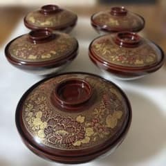 輪島塗 塩安作 吸物椀 5客 - メルカリ