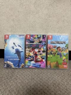Switchソフトマリオカート8デラックスマイクラFOREVERBLUE３点 Switchソフトマリオカート8デラックスマイクラFOREVERBLUE3点 - メルカリ