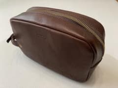 SLOW&CO　スロウ　本革　レザー ブラウン ポーチ　未使用のサムネイル