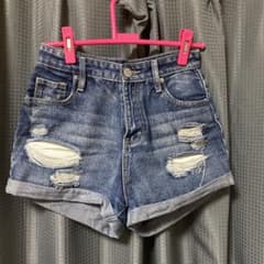 MARS / ハイウエストデニムショートパンツのサムネイル