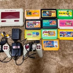 ファミコン ソフト10本 本体セットのサムネイル