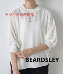 タグ付き未使用 BEARDSLEY ニットコンビブラウス 五分袖 - メルカリ