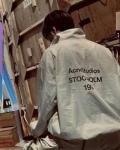 売り切り！登坂広臣着用 ACNE STUDIOS LOGO JACKET46 売り切り！登坂広臣着用 ACNE STUDIOS LOGO JACKET46 - メルカリ