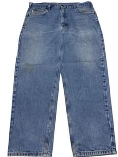 Carhartt カーハートw38 L30 ルーズフィット　白タブ　皮パッチのサムネイル