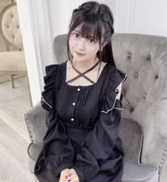 MA*RS肩開きサテンリボンクロスブラウスのサムネイル