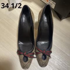 GUCCI グッチ　パンプス　34 1/2 モノグラムのサムネイル