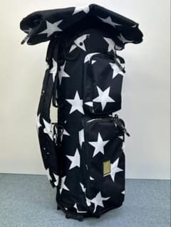 V12 ブイトゥエルブ TWELVE ゴルフキャディバッグ 黒白星 - メルカリ