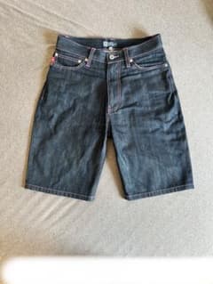 美品】stussy デニム ハーフパンツ 28 ROUGH&RUGGED - メルカリ