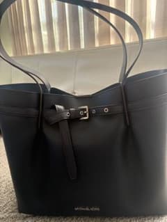 お値下げ！MICHAEL KORS EMILIA ネイビー トートバッグ - メルカリ