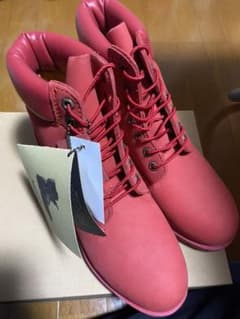 優真様　Timberland ブーツ　レッドのサムネイル