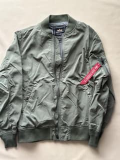 ALPHA INDUSTRIES MA-1 フライトジャケット オリーブグリーン - メルカリ