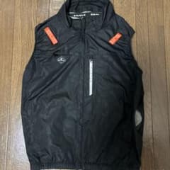 BURTLE 空調服 ベスト ブラック カモフラ柄　XL サイドファンのサムネイル