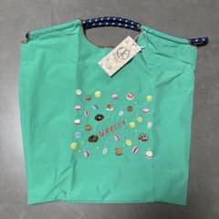 【新品】D.KELLY マカロンドーナツ刺繍 トートバッグ (M)のサムネイル