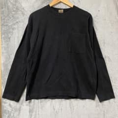 【L2685】AVIREX ロンT サイズM ブラック 黒のサムネイル