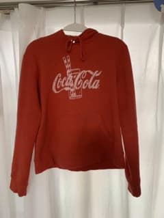 ☆古着☆ コカコーラ　パーカー　赤のサムネイル