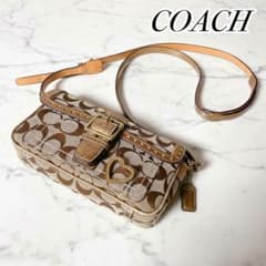 COACH Shoulderbag Signature Sohoy2kHart - メルカリ