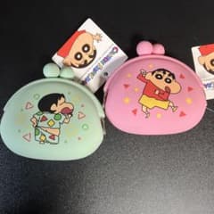 クレヨンしんちゃん シリコンがま口ポーチ 2種セットのサムネイル