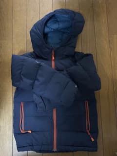 mont-bell ネイビー ダウンコート Kid's 130のサムネイル