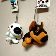 タグ付き未使用 THE DOG ザドッグ ぬいぐるみ キーホルダー 2個セット