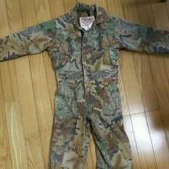 キッズカモフラ中わたいりつなぎ120サイズのサムネイル