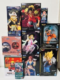 ドラゴンボール＆ワンピース＆NARUTOフィギュア まとめ売りのサムネイル