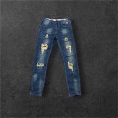 00s Archive Y2K Grunge Damaged Denim - メルカリ