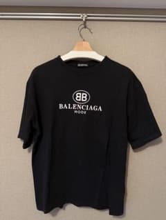 BALENCIAGA Tシャツ M 黒 BBロゴのサムネイル
