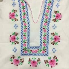 ※あや 様専用 used ヨーロッパ半袖刺繍ブラウス ヴィンテージのサムネイル