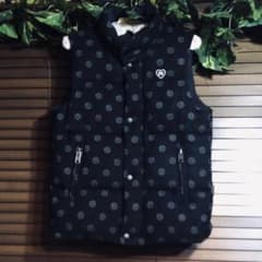 PEARY GATES/パーリーゲイツ/ダウンベスト/ブラック×ドット - メルカリ