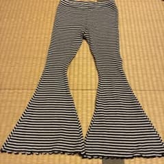 キッズ ボーダー フレアパンツ 長ズボンのサムネイル