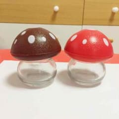 きのこ ガラス容器のサムネイル