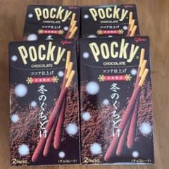 冬季限定 冬のくちどけポッキー 4箱セット グリコ 賞味期限2026.12