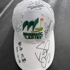 【イボミ 青木セレナ 不動 他6人】2013 マスターズレディースサインキャップ イボミ 青木セレナ 不動 他6人】2013 マスターズレディース