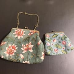 【HOUSE OF LOTUS】がま口ポーチ 財布 バッグ 2個セット 付録のサムネイル