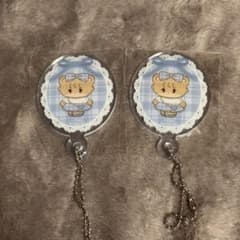 Lil ala mode アクリルミラーキーホルダー ラテ2点セットのサムネイル