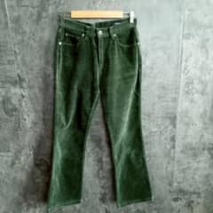 UNIQLO Corduroy Pants, Flare, Green (Size 66)