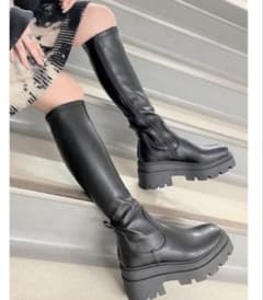 【新品未使用】R&E NEOトラックソールストレッチロングブーツ　Mサイズのサムネイル