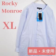 신품 록키 먼로 브로드 7분 소매 셔츠 색소폰 블루 블루 LL XL