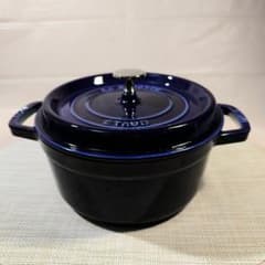 STAUB La Cocotte 両手鍋 ダークブルー - メルカリ