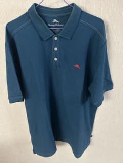 【Tommy Bahama】トミーバハマ　ポロシャツ ブルー Lサイズのサムネイル